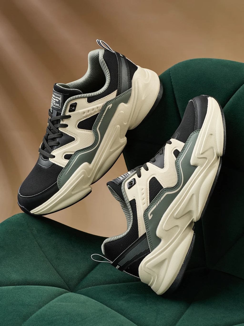 FURIO Black Men's Sneakers