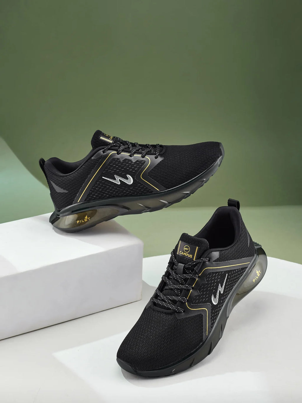 GAVIN Black Men's Running Shoes