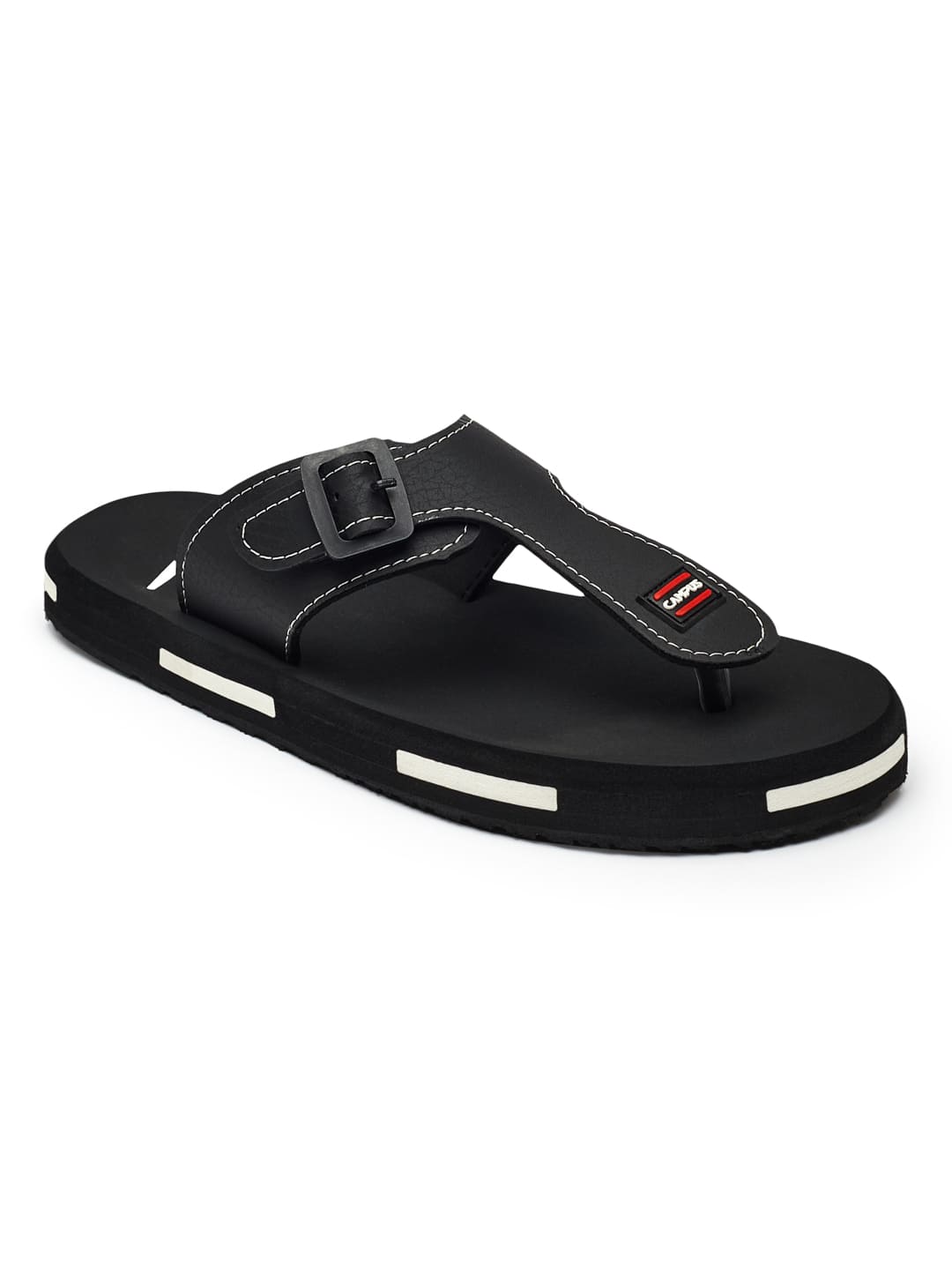 GC-1084 Black Men's Flip Flops – Campus Shoes