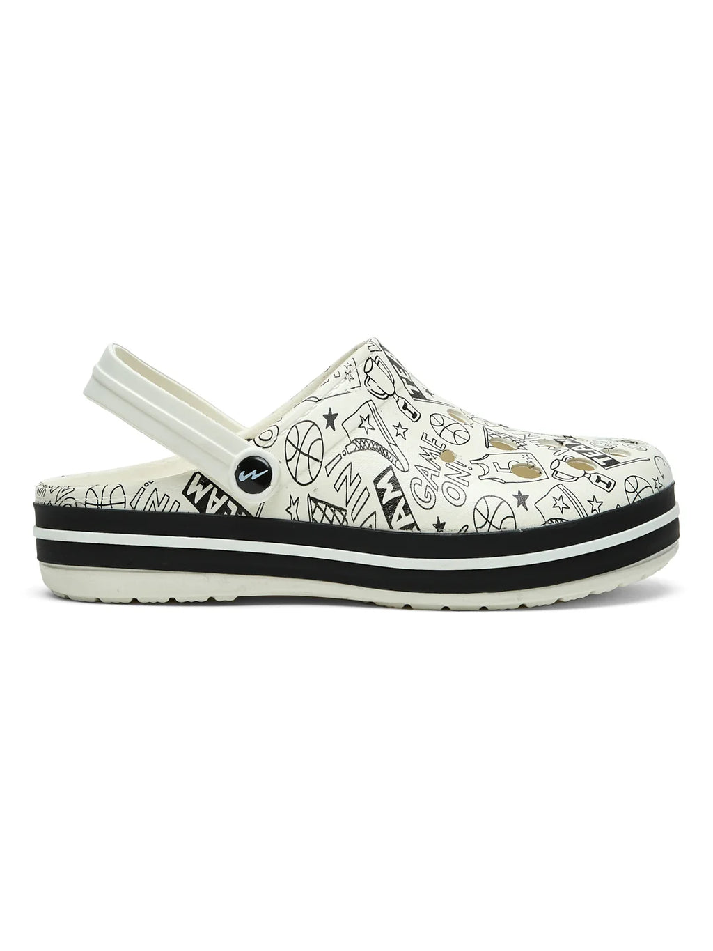 GC-4025 Off White Men's Clogs