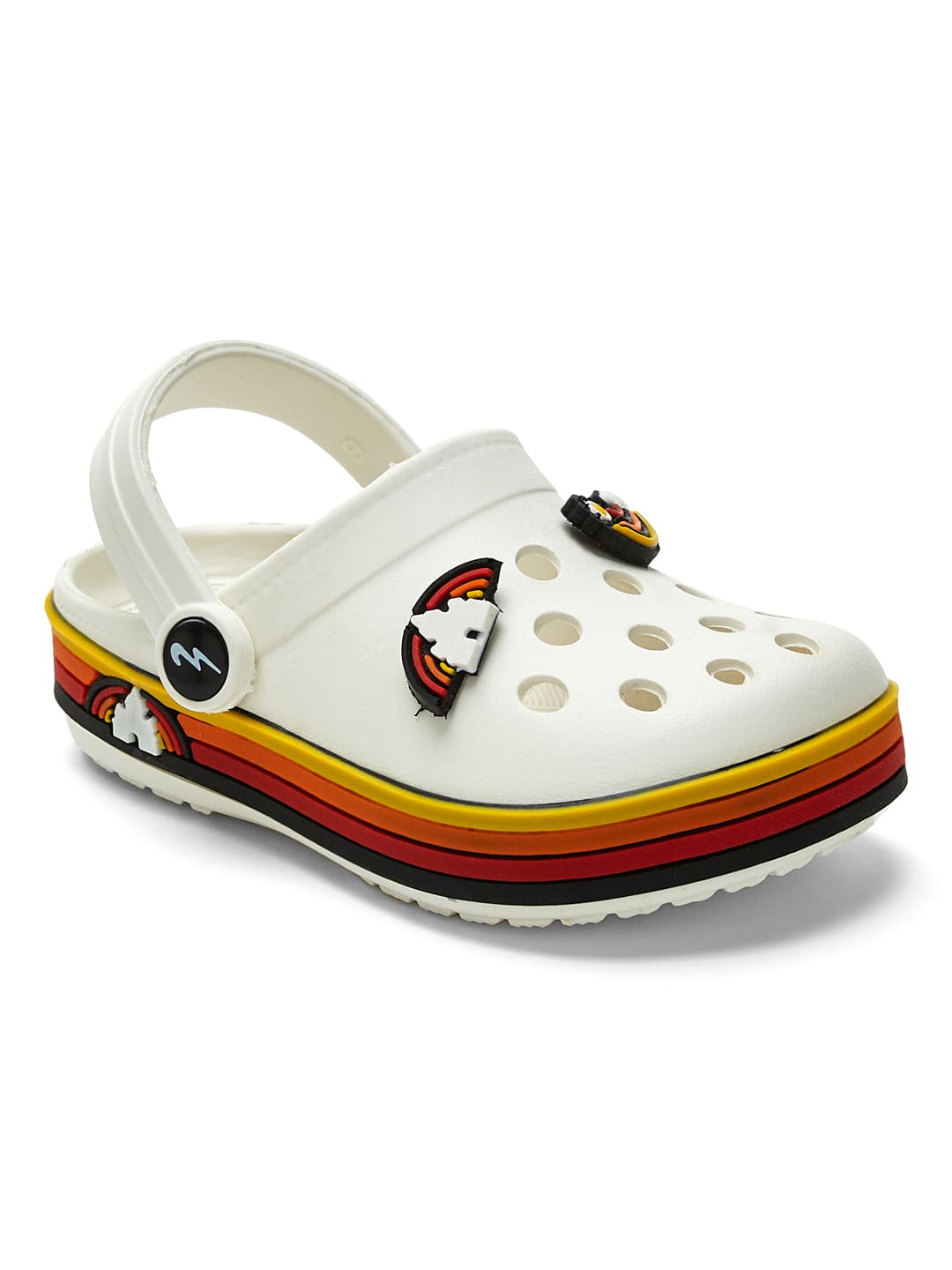 GC-9001K Off White Kid's Clogs