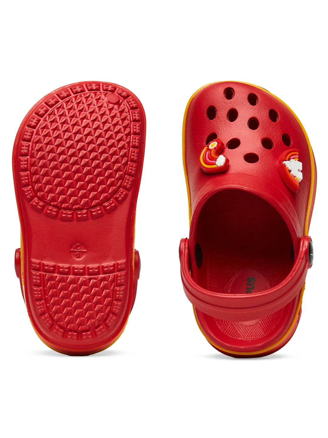 GC-9001K Red Kid's Clogs – Campus Shoes