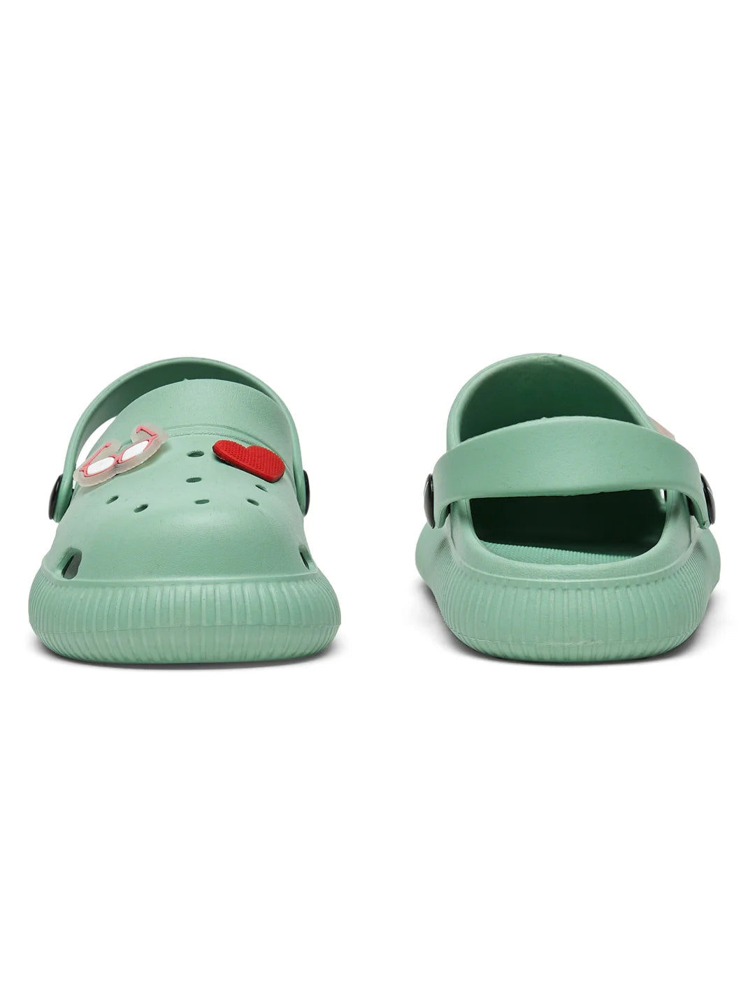 GC-9002K Green Kid's Clogs – Campus Shoes - Main Image