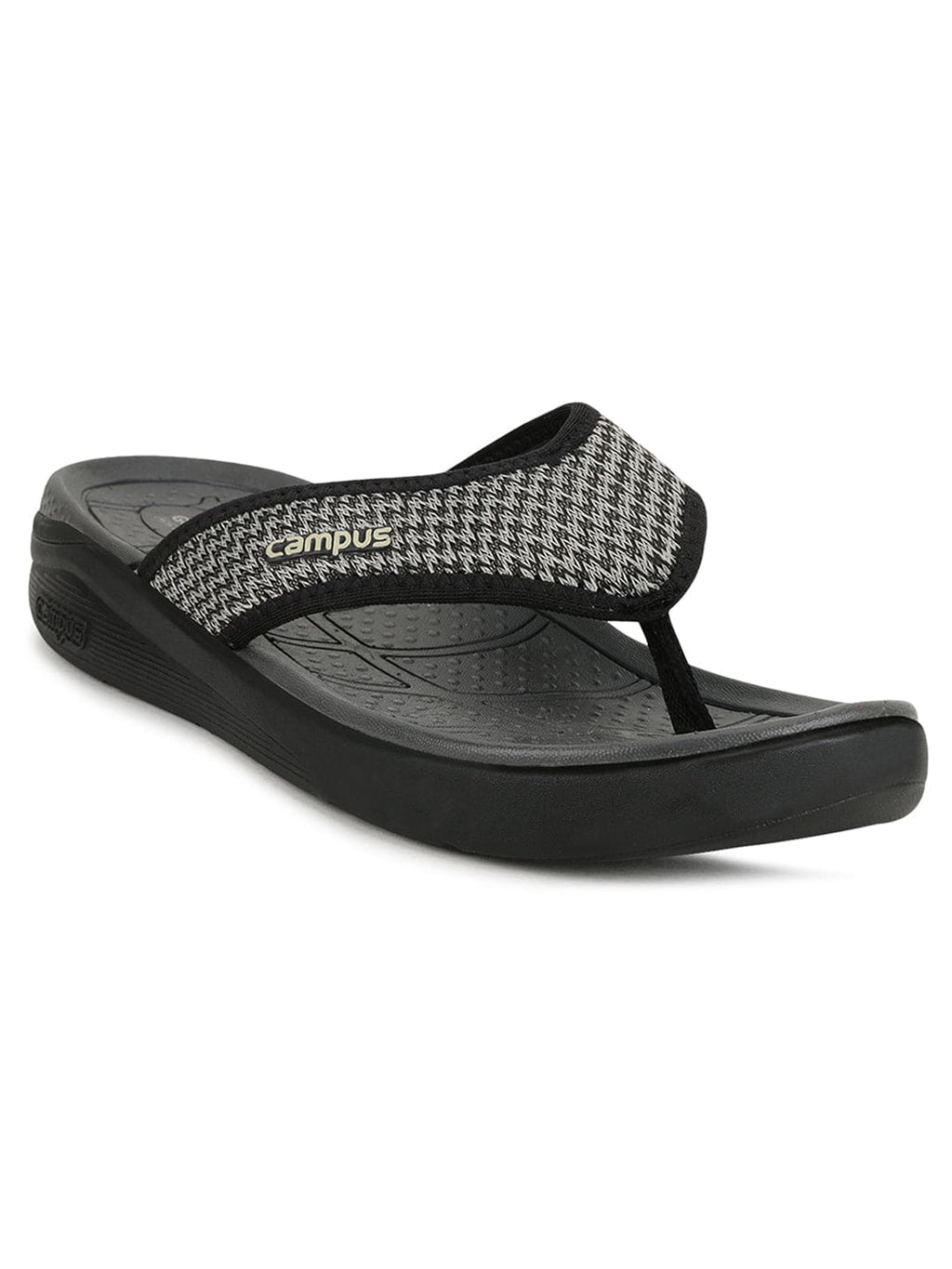 SL-406 Black Men's Flip Flops