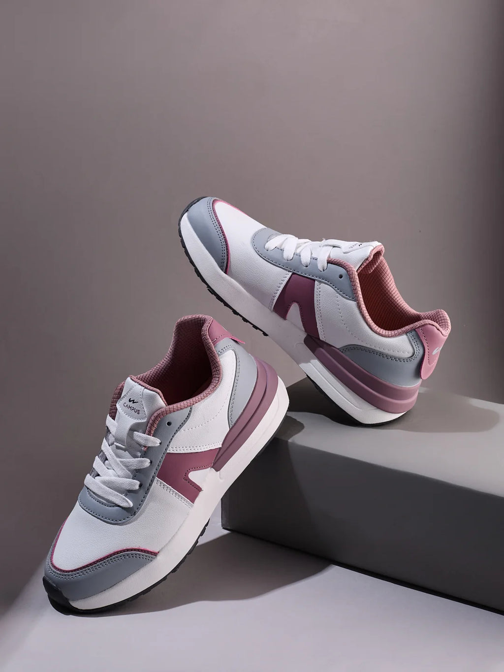 GLAMS Grey Women's Sneakers
