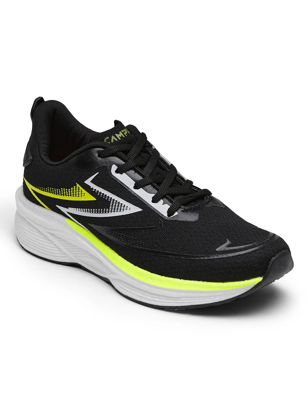 GREG PRO Black Men's Running Shoes – Campus Shoes