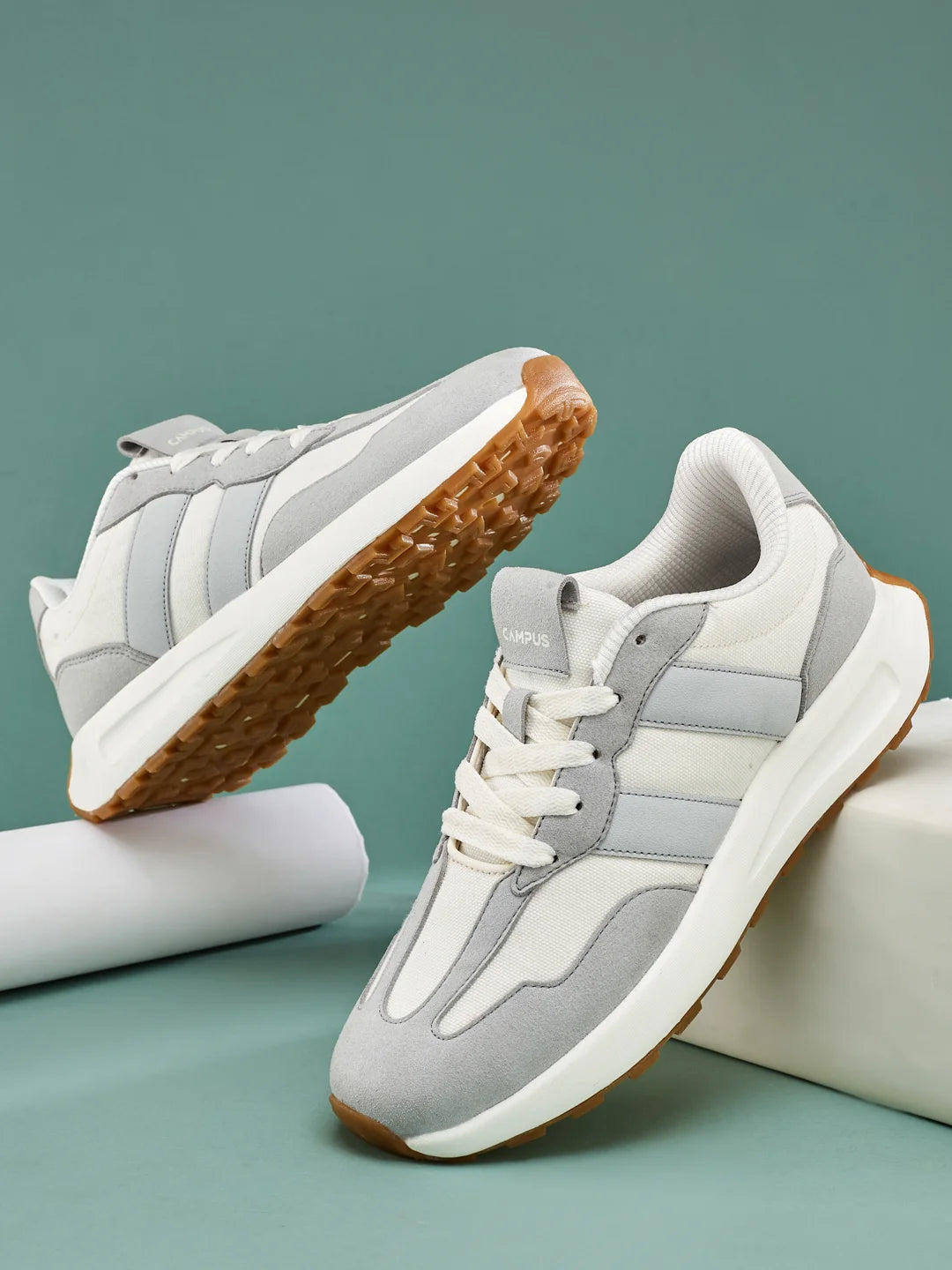 GRIT White Women's Sneakers – Campus Shoes
