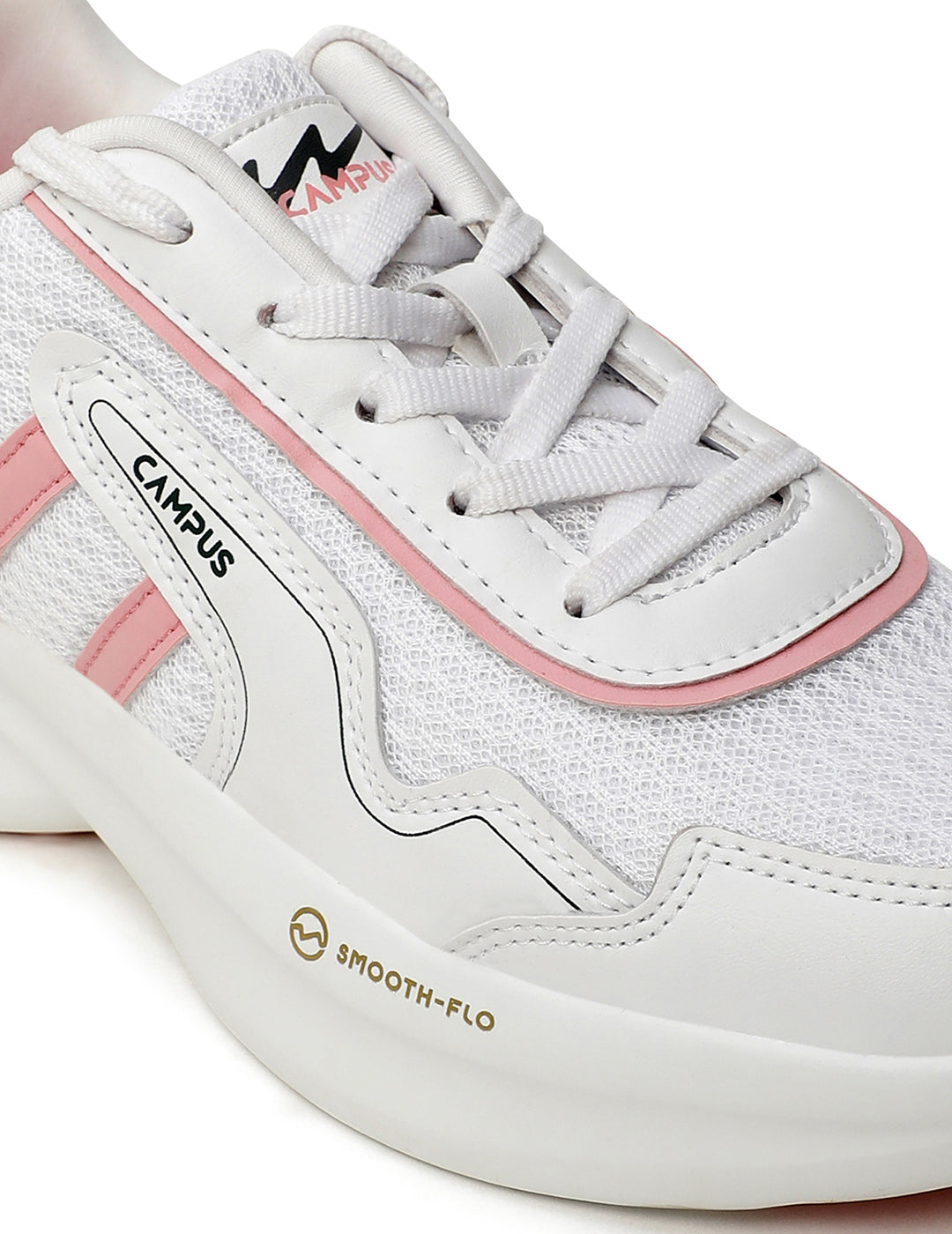 Womens Sneakers Buy Hall White Pink Womens Sneakers Campus Shoes