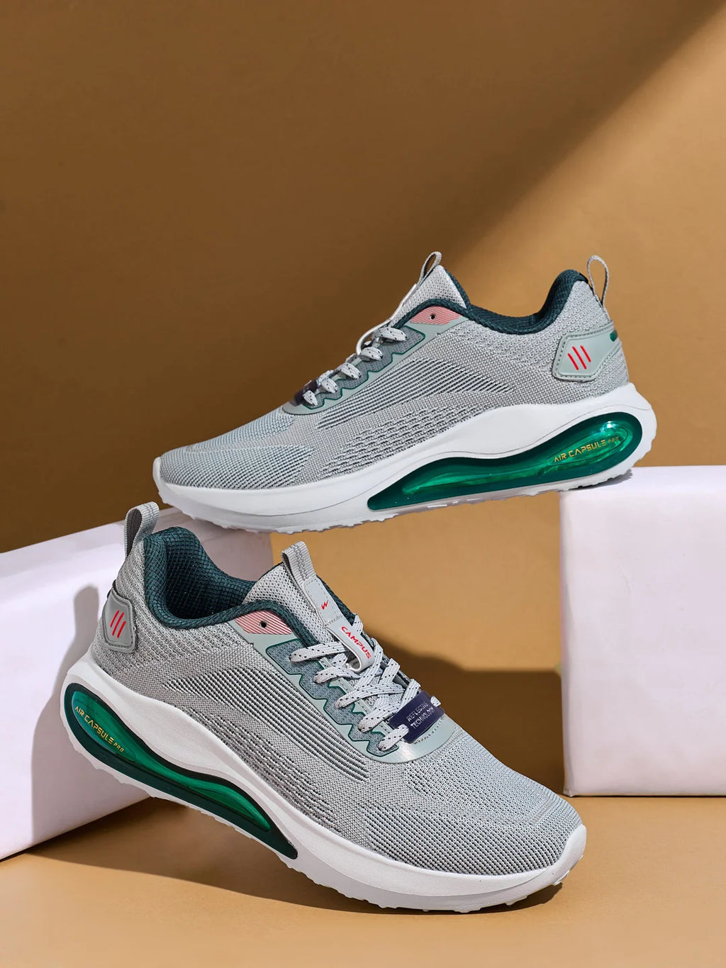 HEDGE Grey Men's Running Shoes