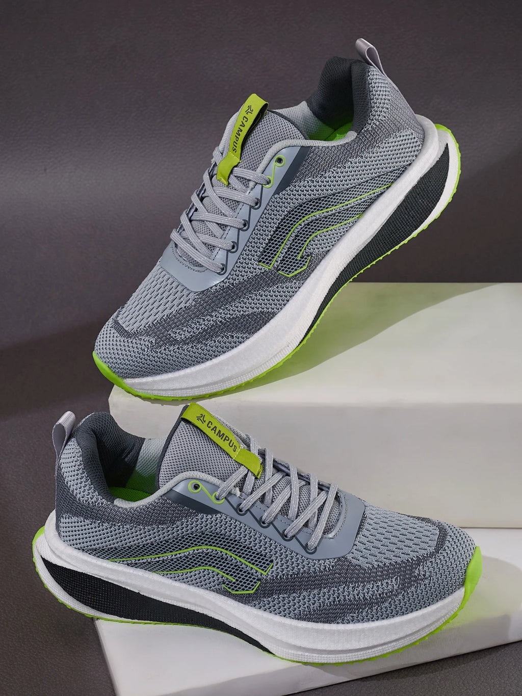 HURID Grey Men's Running Shoes