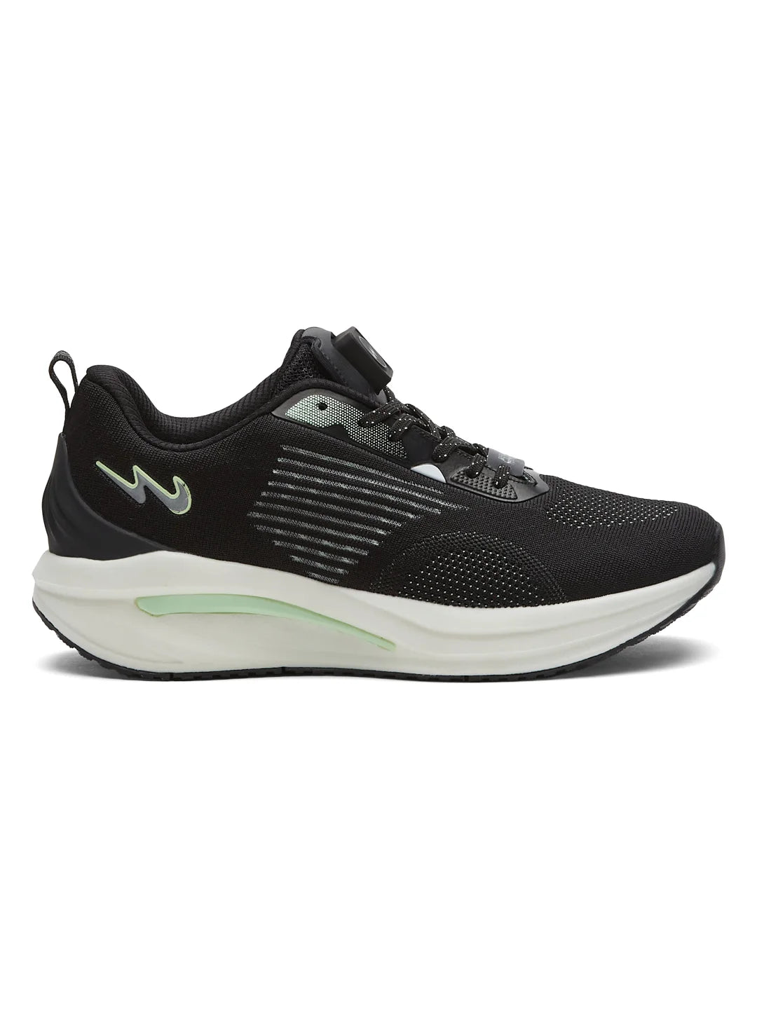 INFINO Black Men's Running Shoes – Campus Shoes
