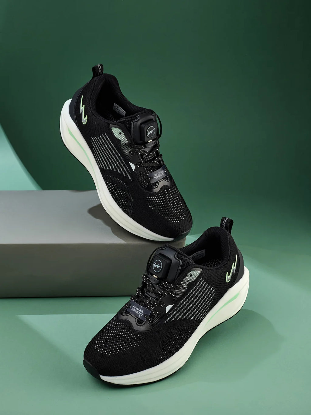INFINO Black Men's Running Shoes