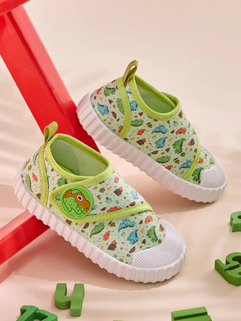 JIGLIFY-CR Green Kids Walking Shoes