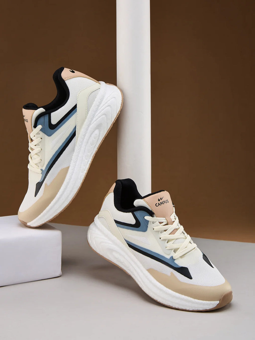 JIVE Off White Men's Running Shoes
