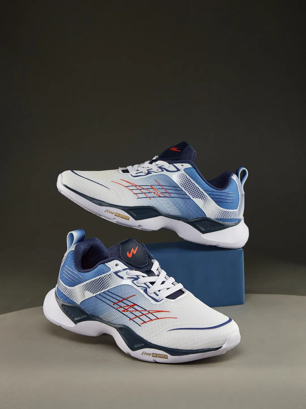 KAPE JR White Child Running Shoes