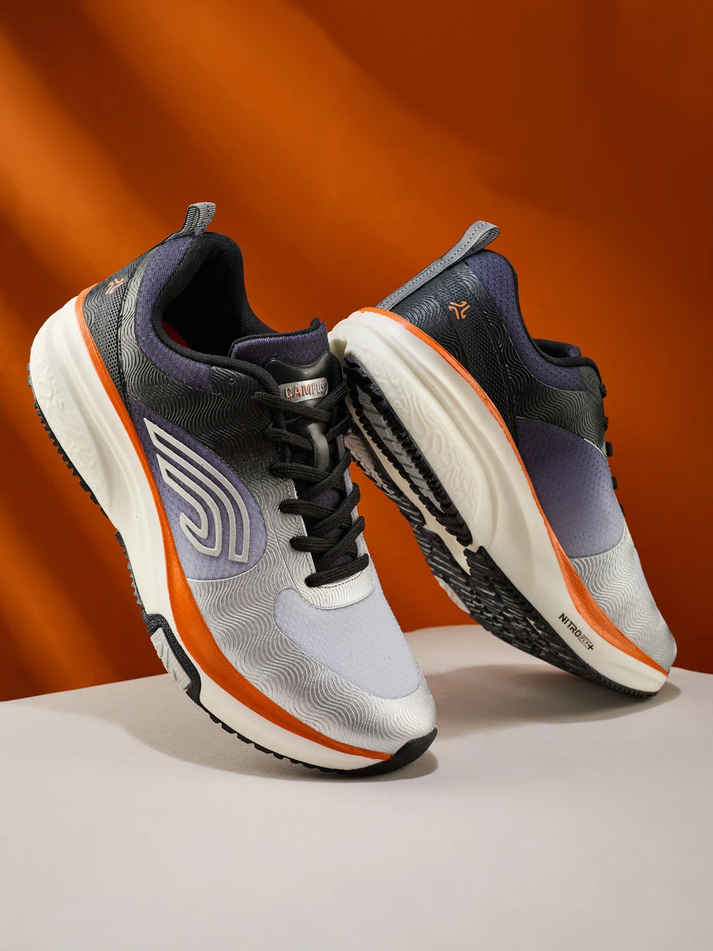 KARNO Grey Men's Running Shoes