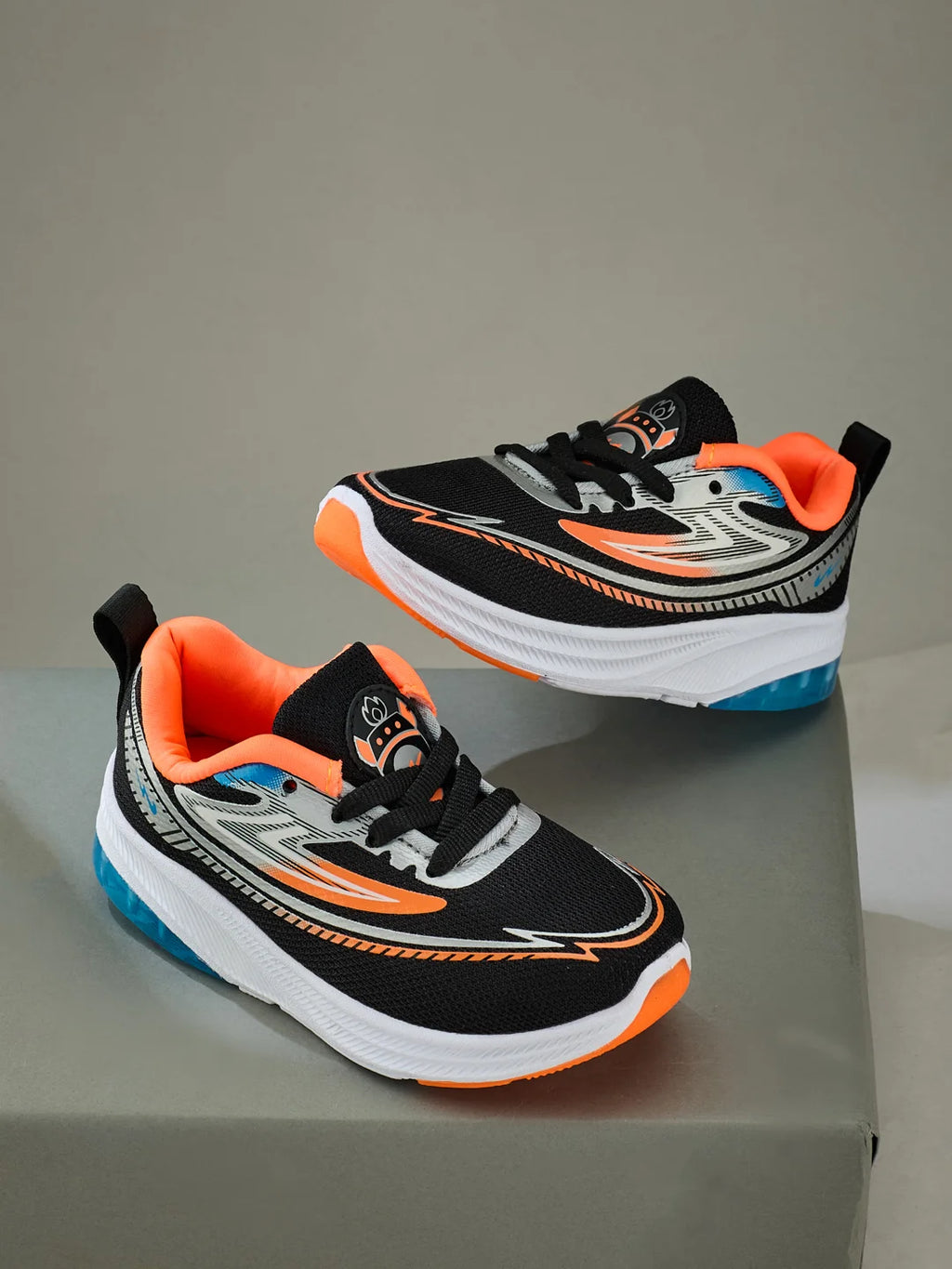 LD-01 Black Kids Running Shoes