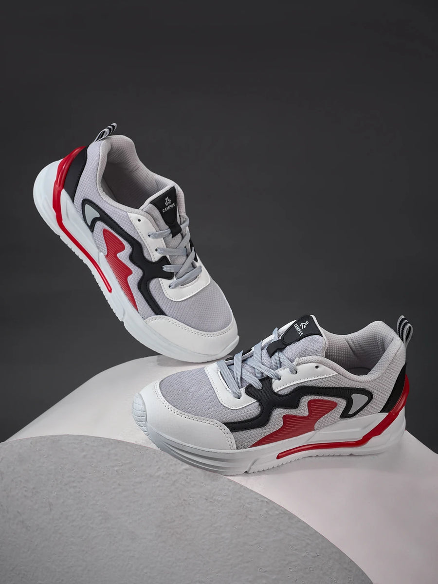 LERIX C Grey Child Sneakers – Campus Shoes