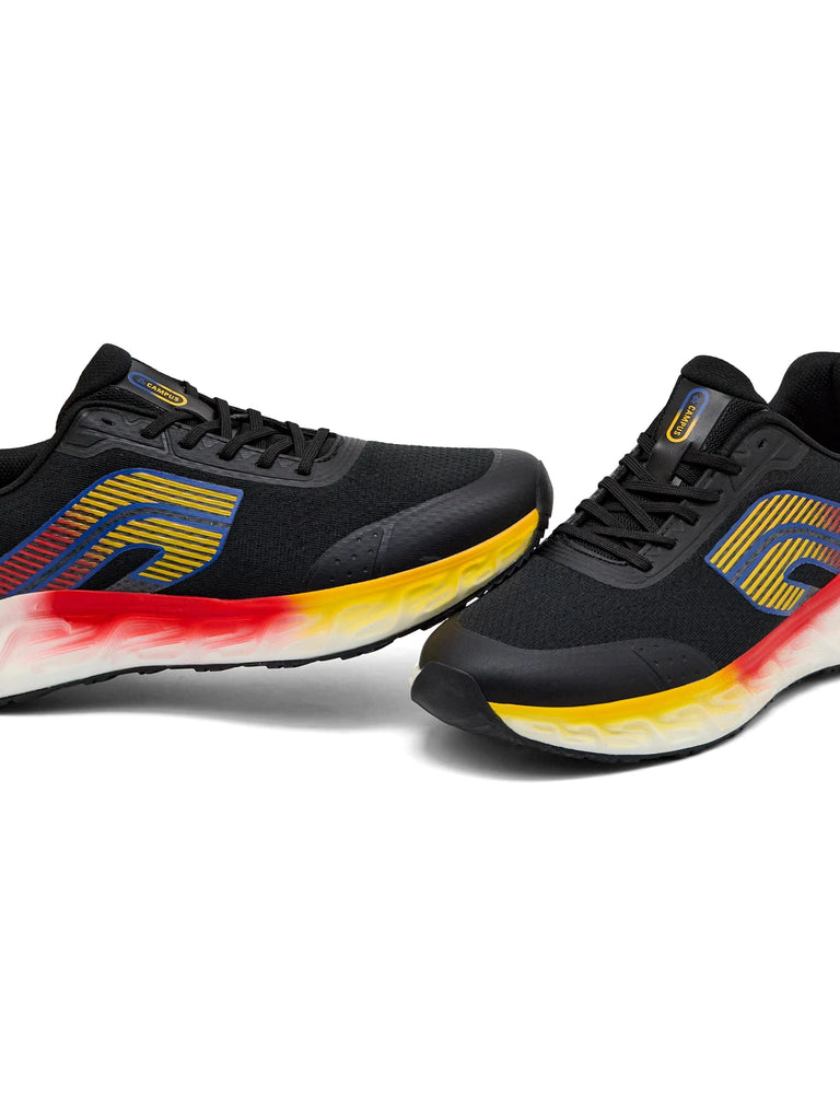 LEXRO Black Men's Running Shoes – Campus Shoes