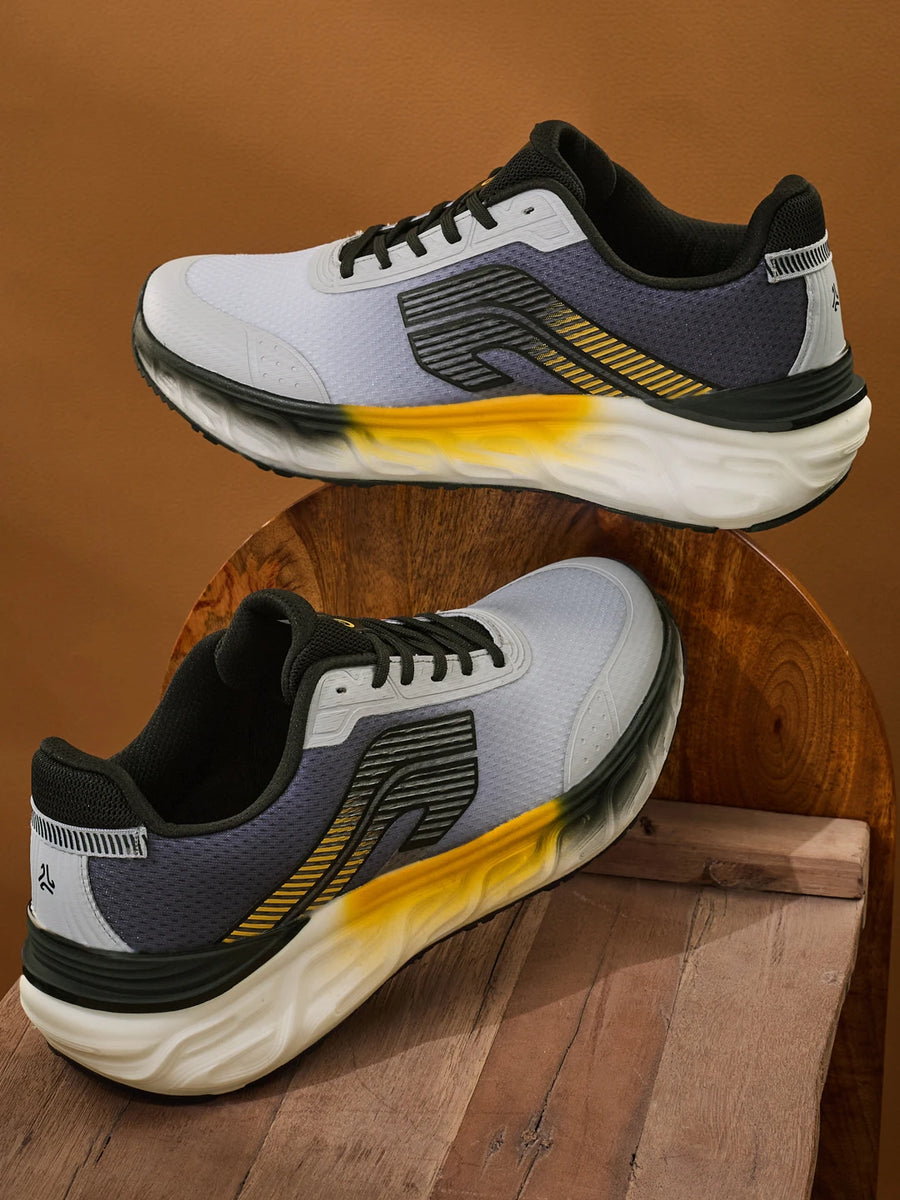LEXRO Grey Men's Running Shoes – Campus Shoes