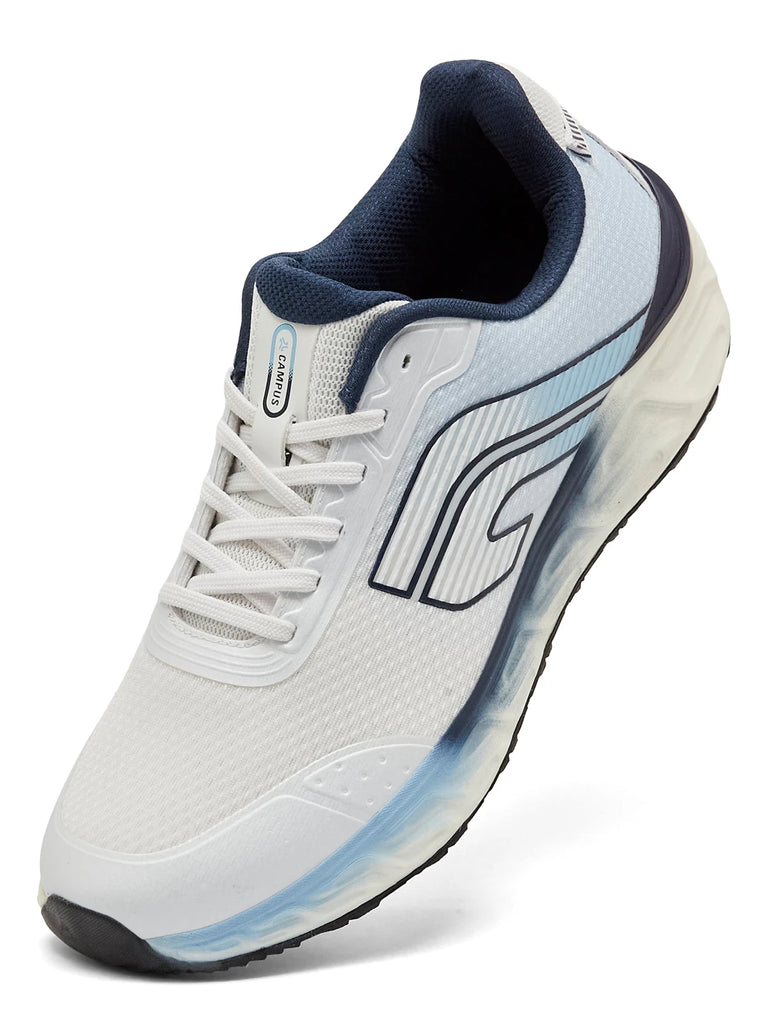 LEXRO White Men's Running Shoes – Campus Shoes
