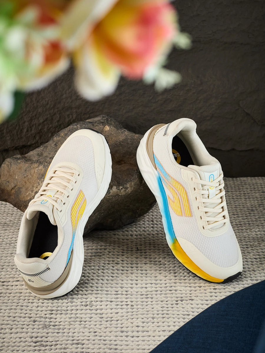 LEXRO Off White Men's Running Shoes – Campus Shoes