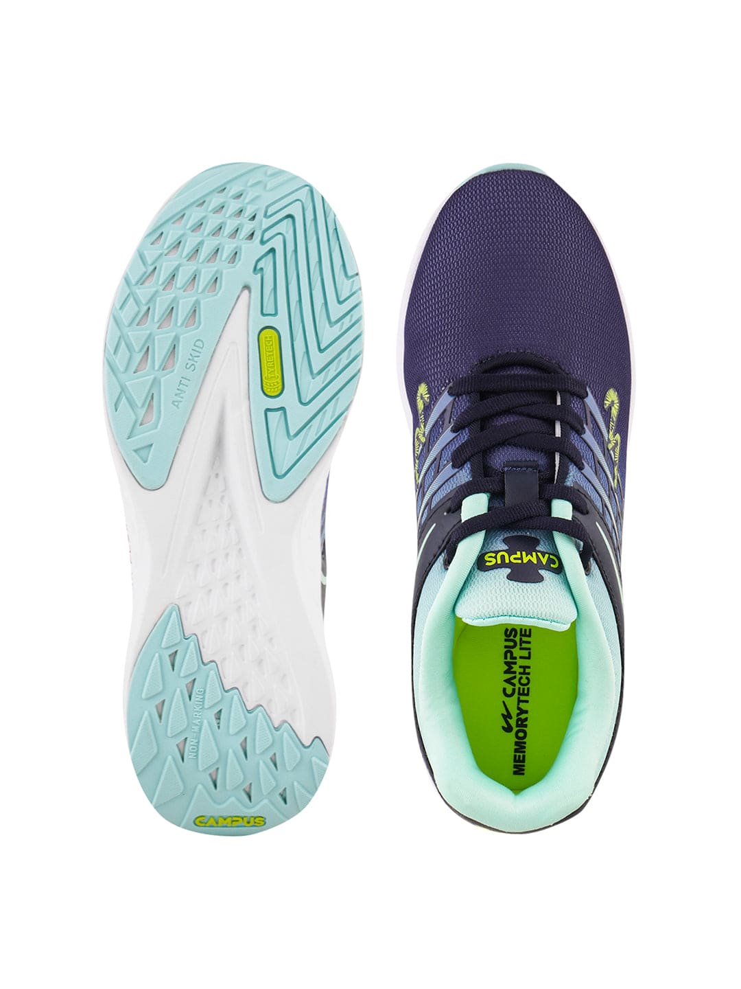 MARIUS Navy Women's Sports Shoes - Main Image