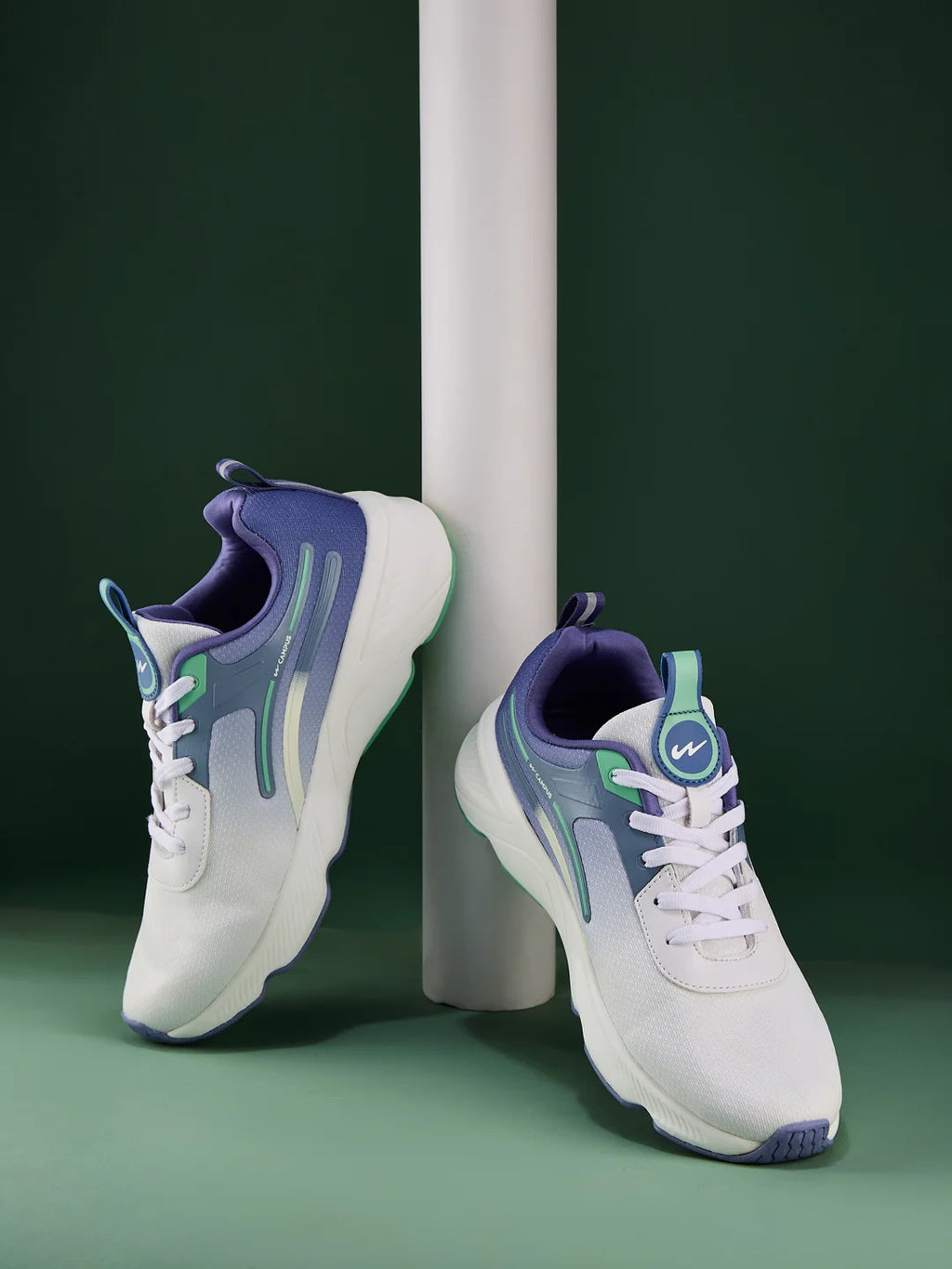 MELLOW White Men's Running Shoes