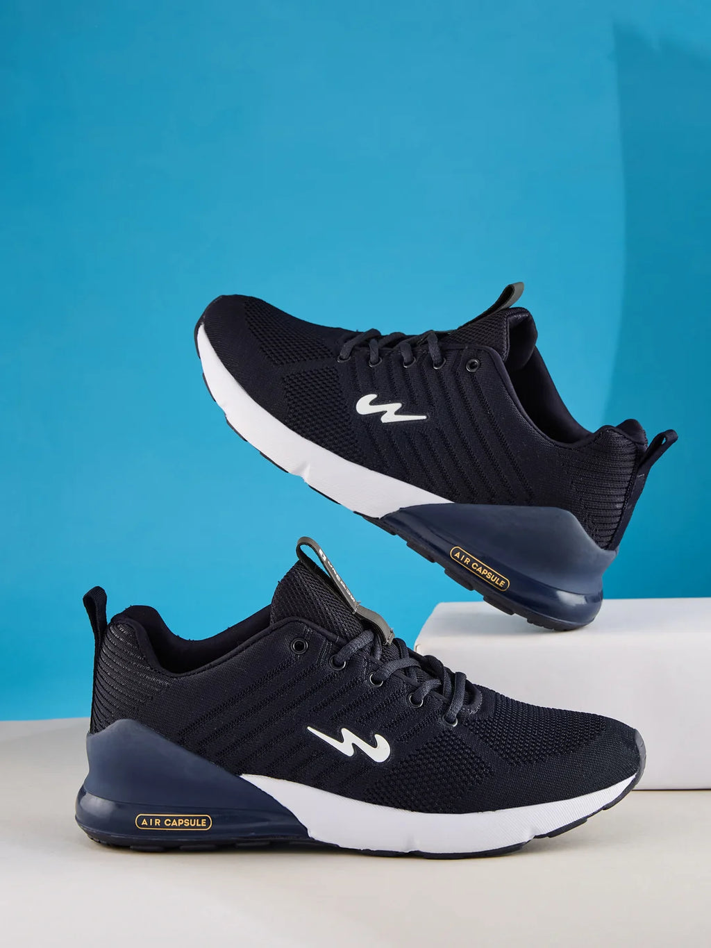 MIKE N Blue Men's Running Shoes