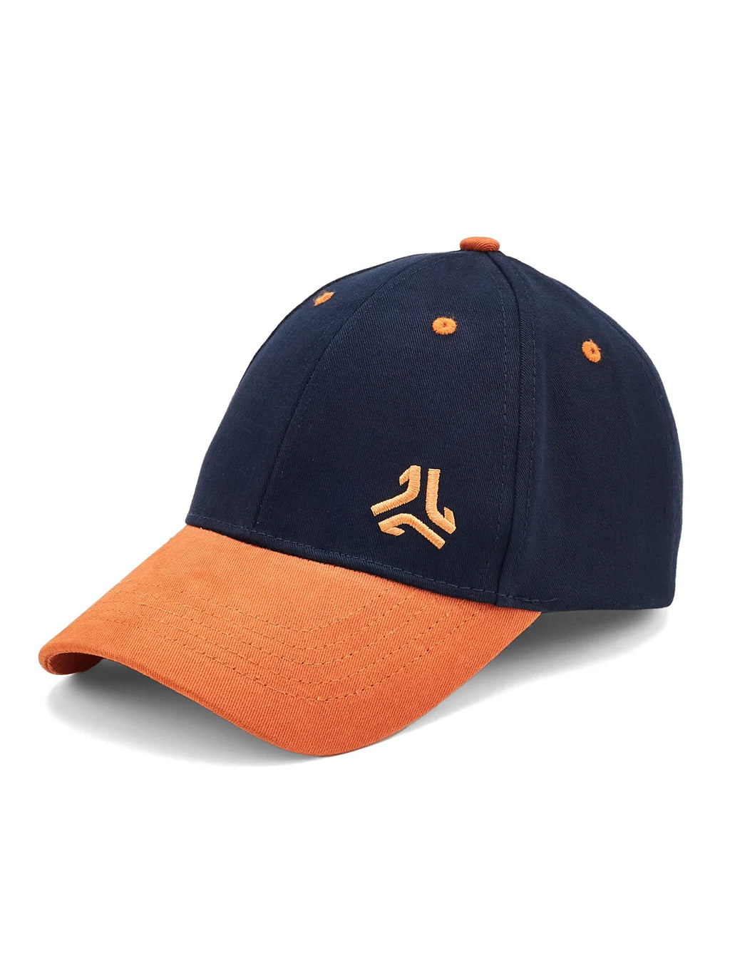 Dual Color Cotton Navy Unisex Cap