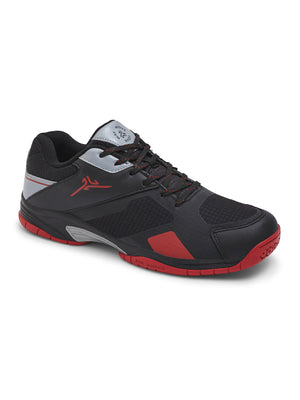 NET RUSH Black Men's Badminton Shoes