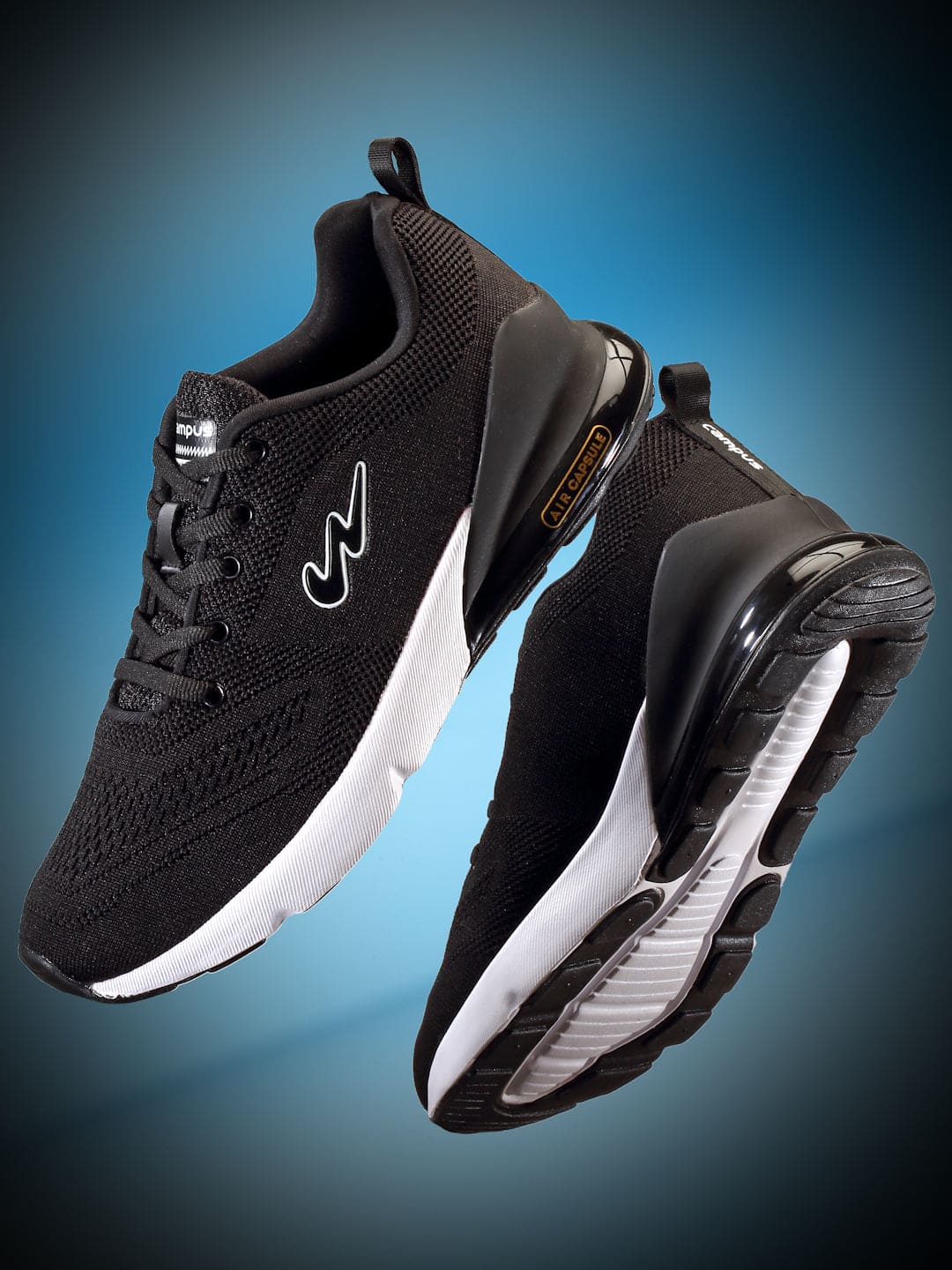 Suj Juta New NORTH PLUS Black Men's Running Shoes