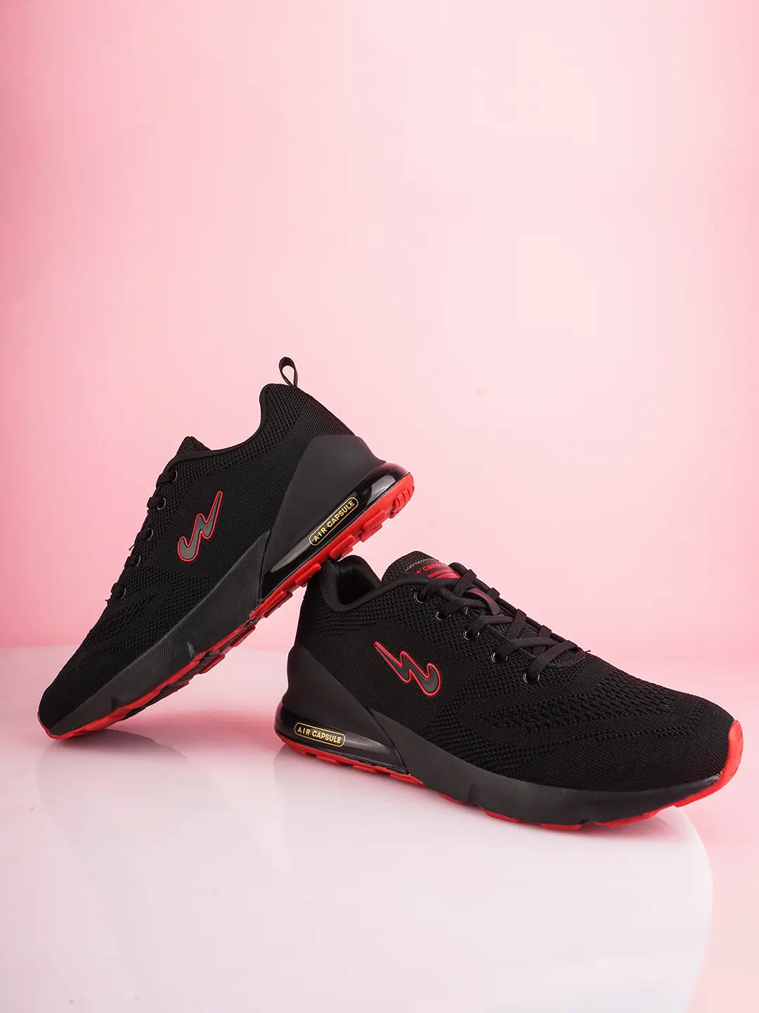 Buy Running Shoes For Men: North-Plusblk-Red Campus Shoes
