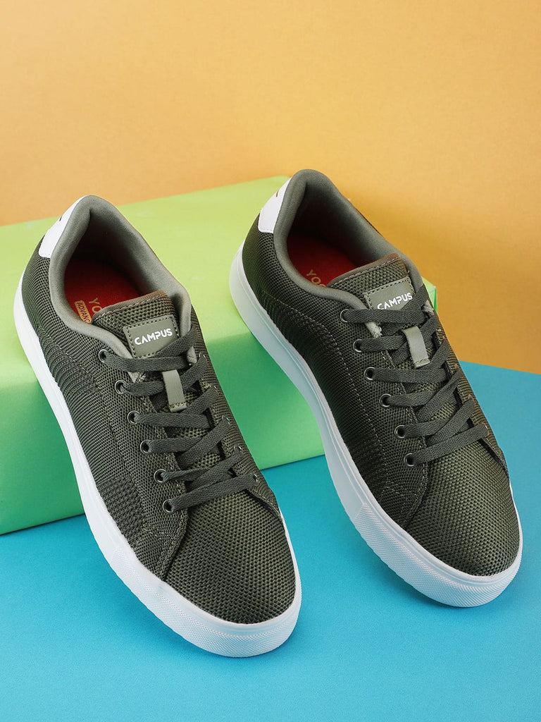 Shop CRUNCH Black Men's Running Shoes