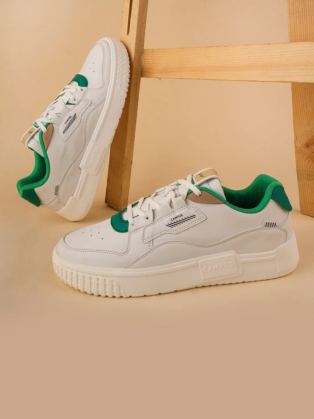 Buy Mens Sneakers Og 11 White D Green Mens Sneakers Campus Shoes