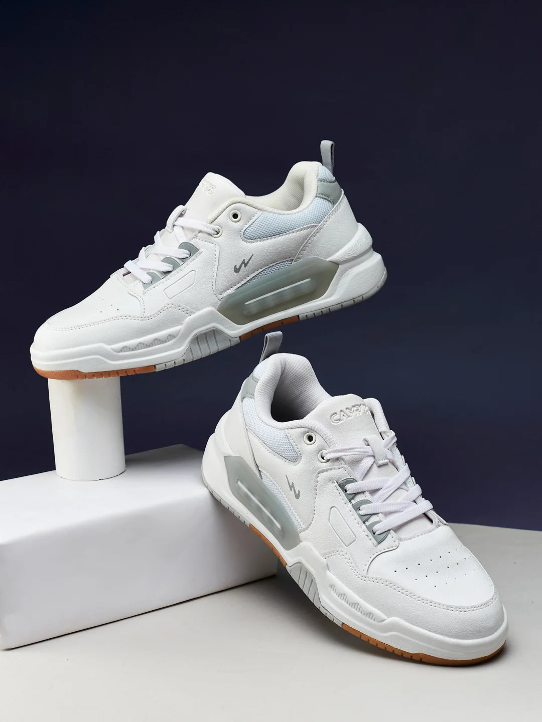 OG-36 White Men's Sneakers – Campus Shoes1