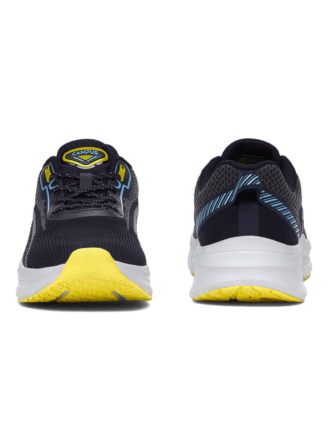 Navy and yellow shoes sales