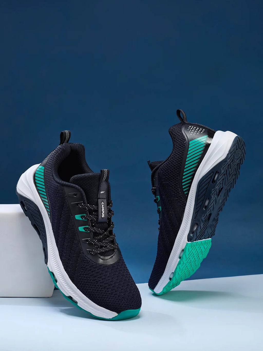 PORTAL Navy Men's Running Shoes