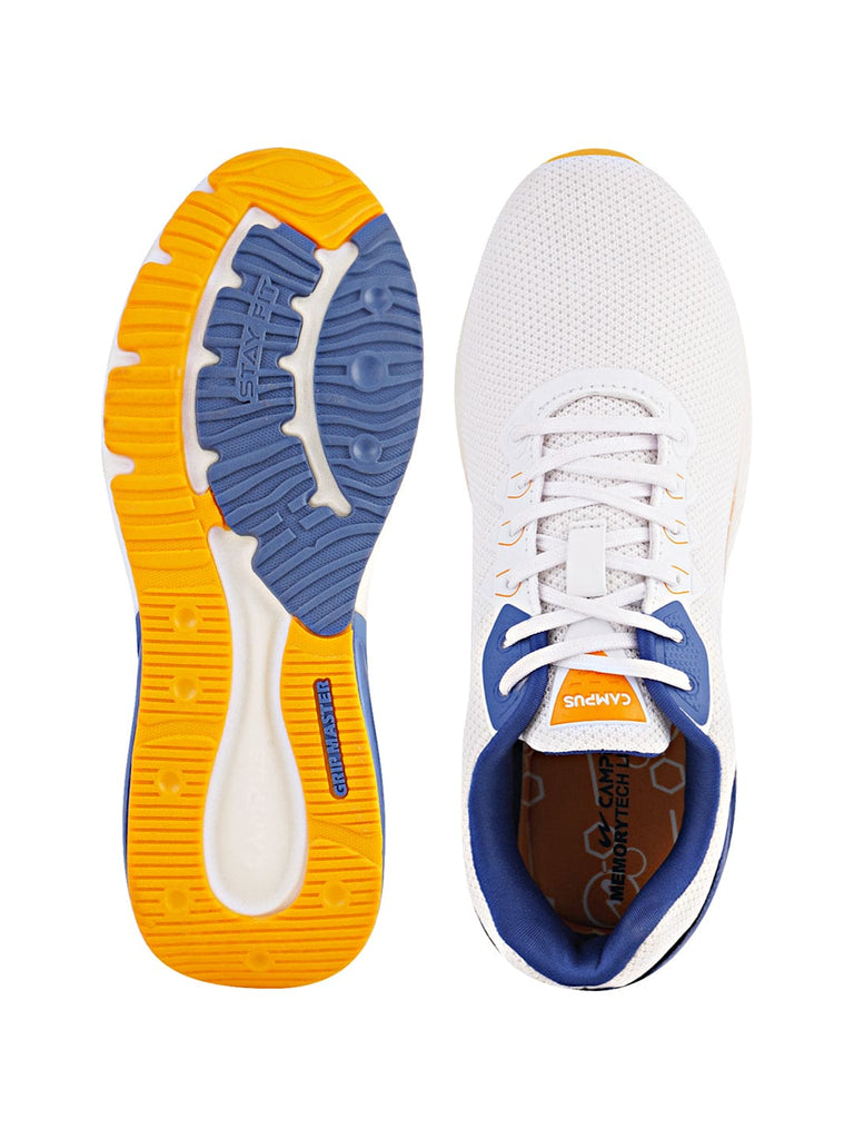 Shop PLUSH White Men's Running Shoes