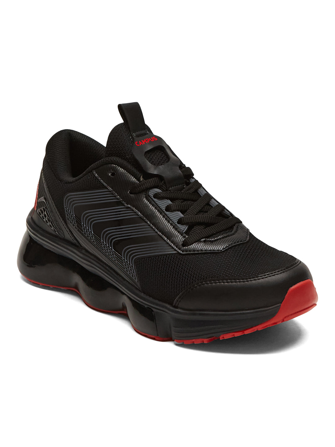 RAGE Black Men's Running Shoes – Campus Shoes