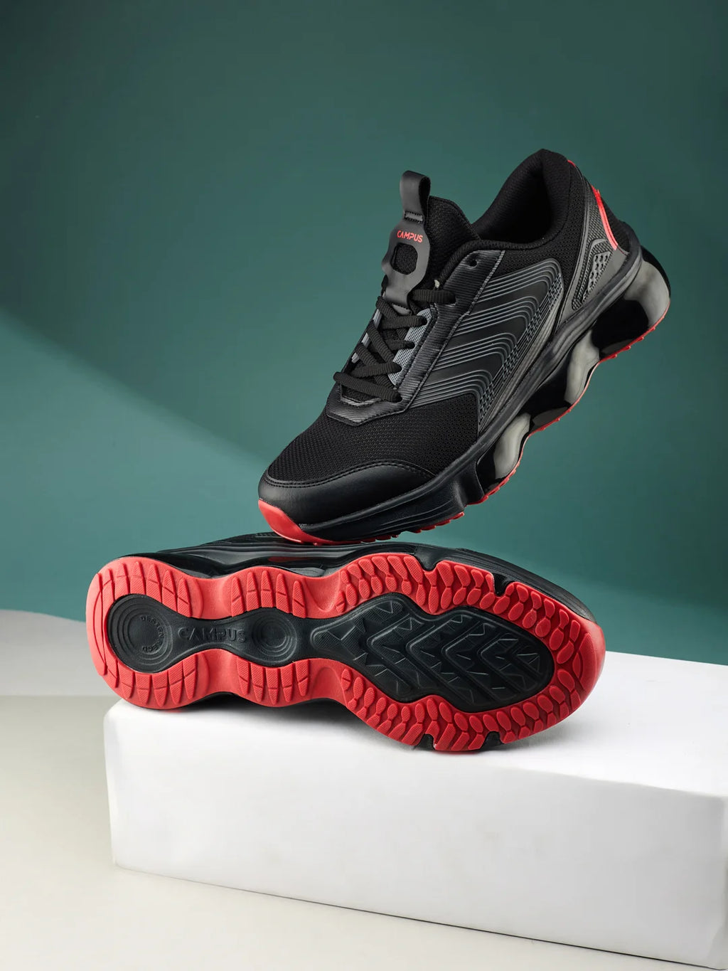 RAGE Black Men's Running Shoes