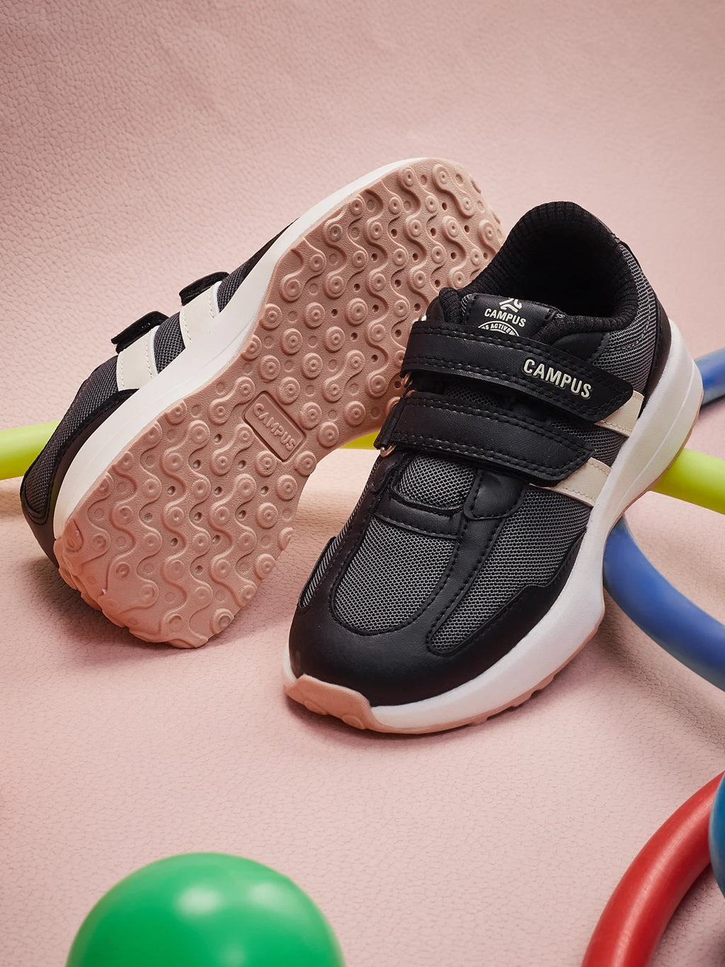 REMI CS-K Black Kids Sneakers