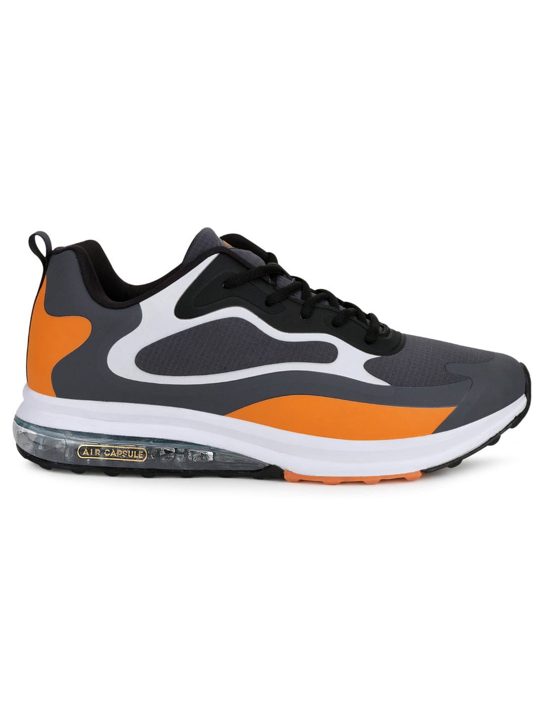 Orange and sales black mens sneakers