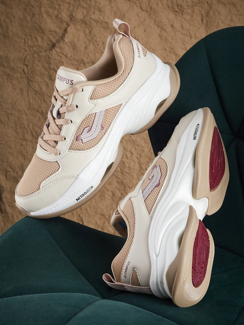 RUBI CS Beige Women's Sneakers