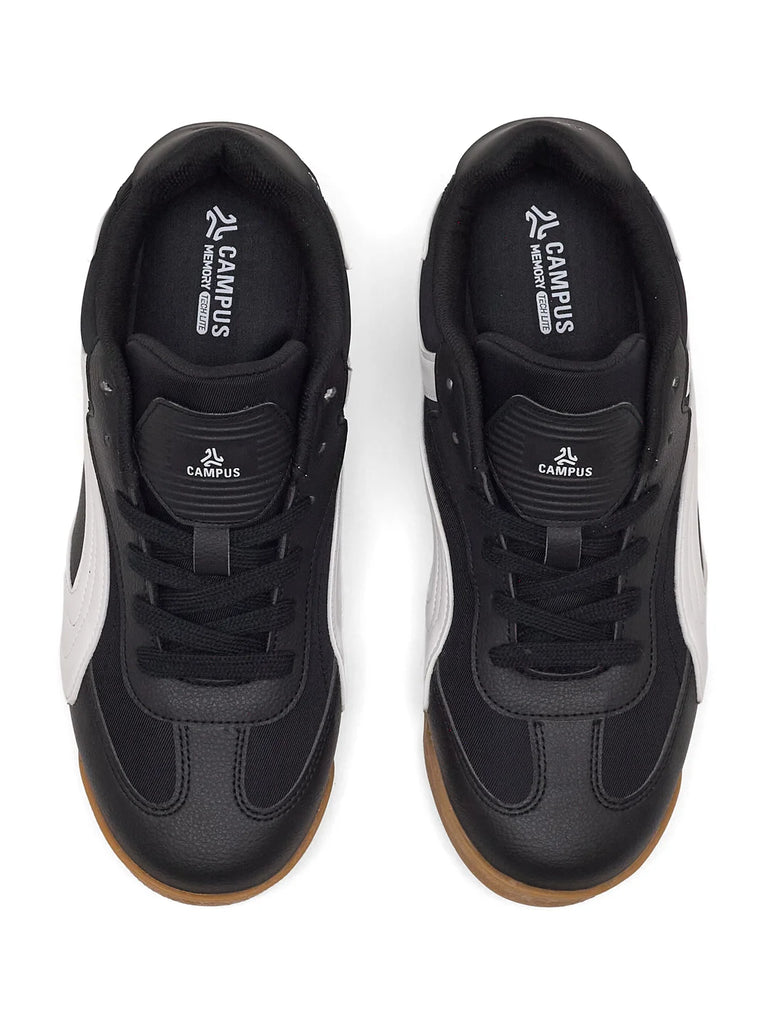 RUSTLE Black Men's Sneakers – Campus Shoes
