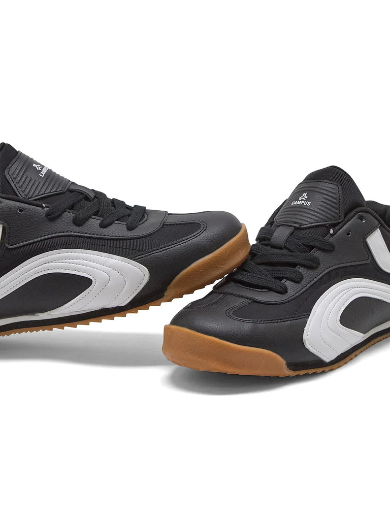 RUSTLE Black Men's Sneakers – Campus Shoes