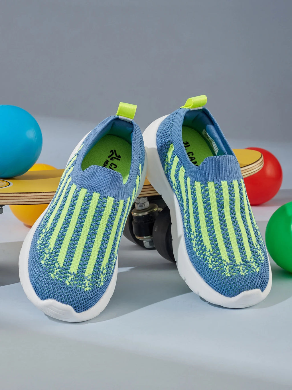 SAGE K Blue Kids Walking Shoes