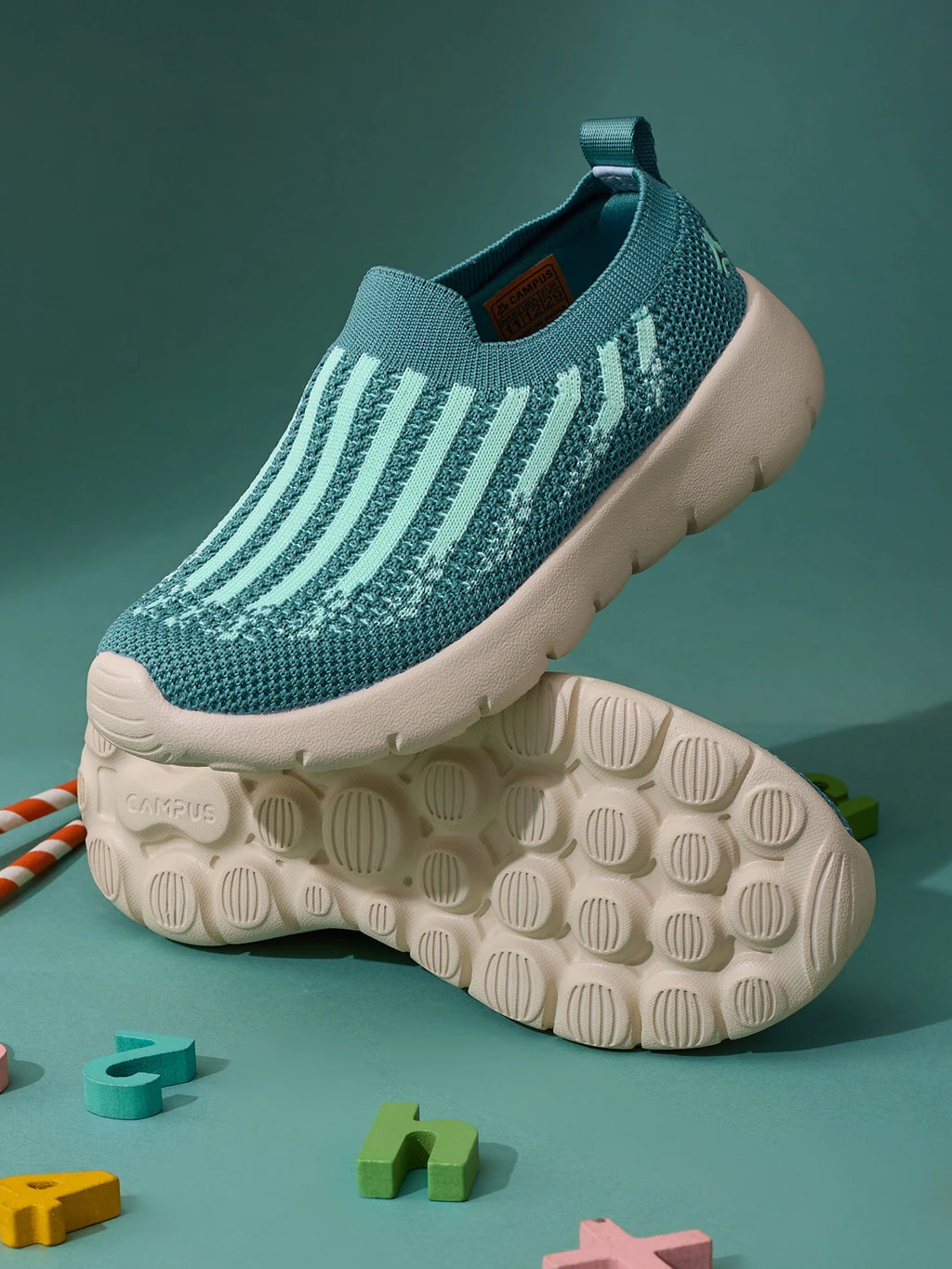 SAGE K Blue Kids Walking Shoes