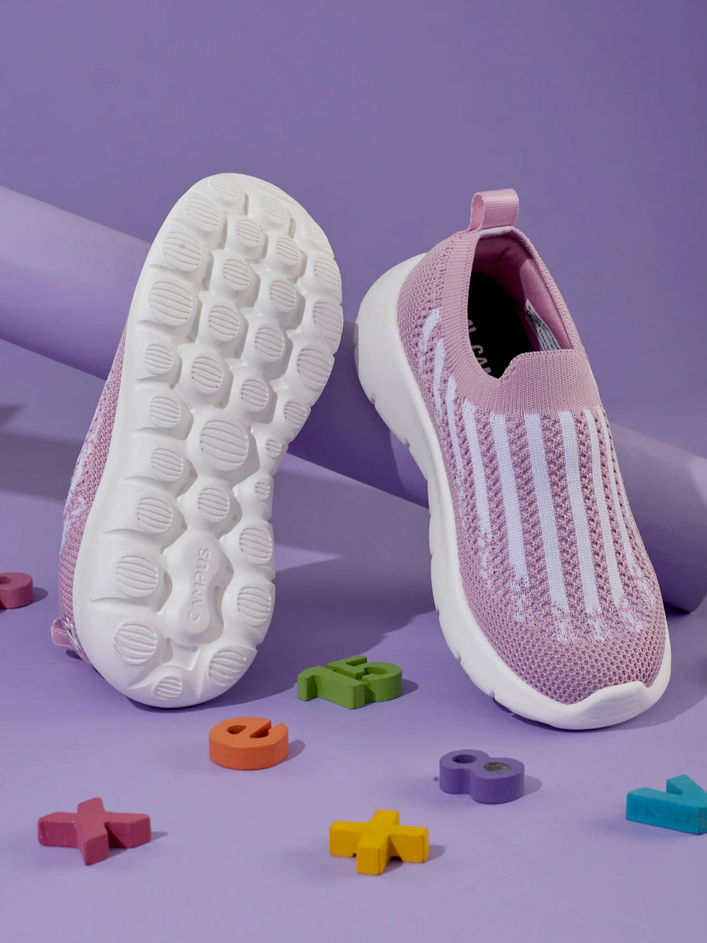 SAGE K Pink Kids Walking Shoes