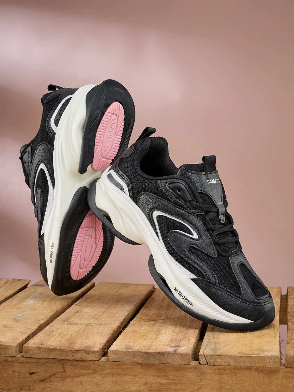 SASSY Black Women's Sneakers